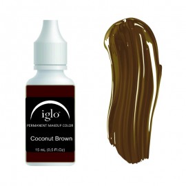Iglo Permanent Makeup Paint 15 mL (Coconut Brown)