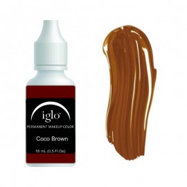 Iglo Permanent Makeup Paint 15 mL (Coco Brown)