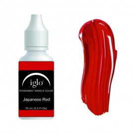 Iglo Permanent Makeup Paint 15 mL (Japanese Red)