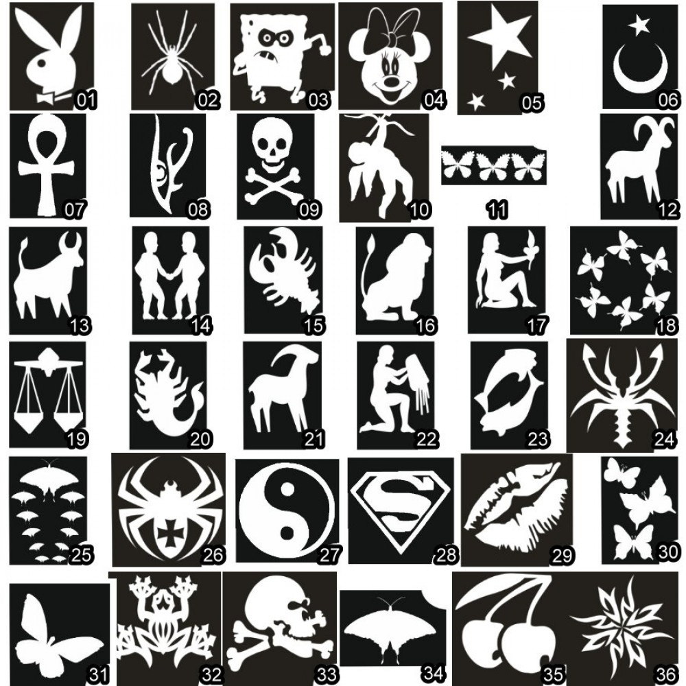 Simli Dövme Şablonları