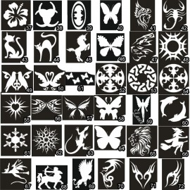 Simli Dövme Şablonları